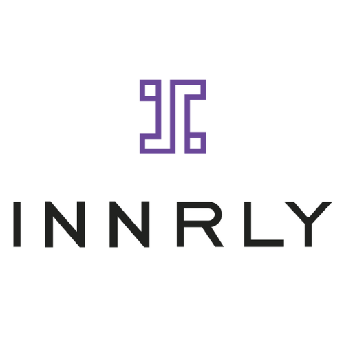 Innrly logo with color - purple and black